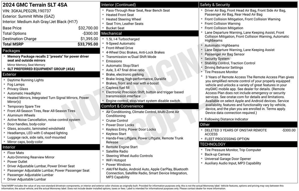 Used 2024 GMC Terrain SLT FWD image 2