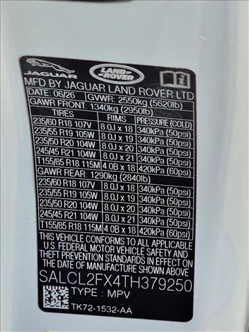New 2026 Land Rover Discovery Sport Landmark AWD/4WD image 17
