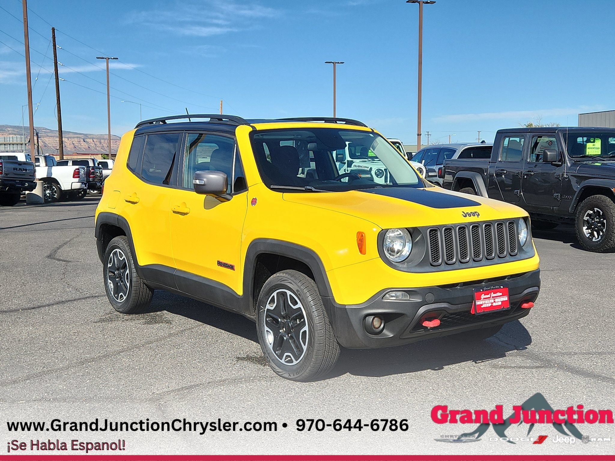 Used 2015 Jeep Renegade Trailhawk w/ Popular Equipment Group