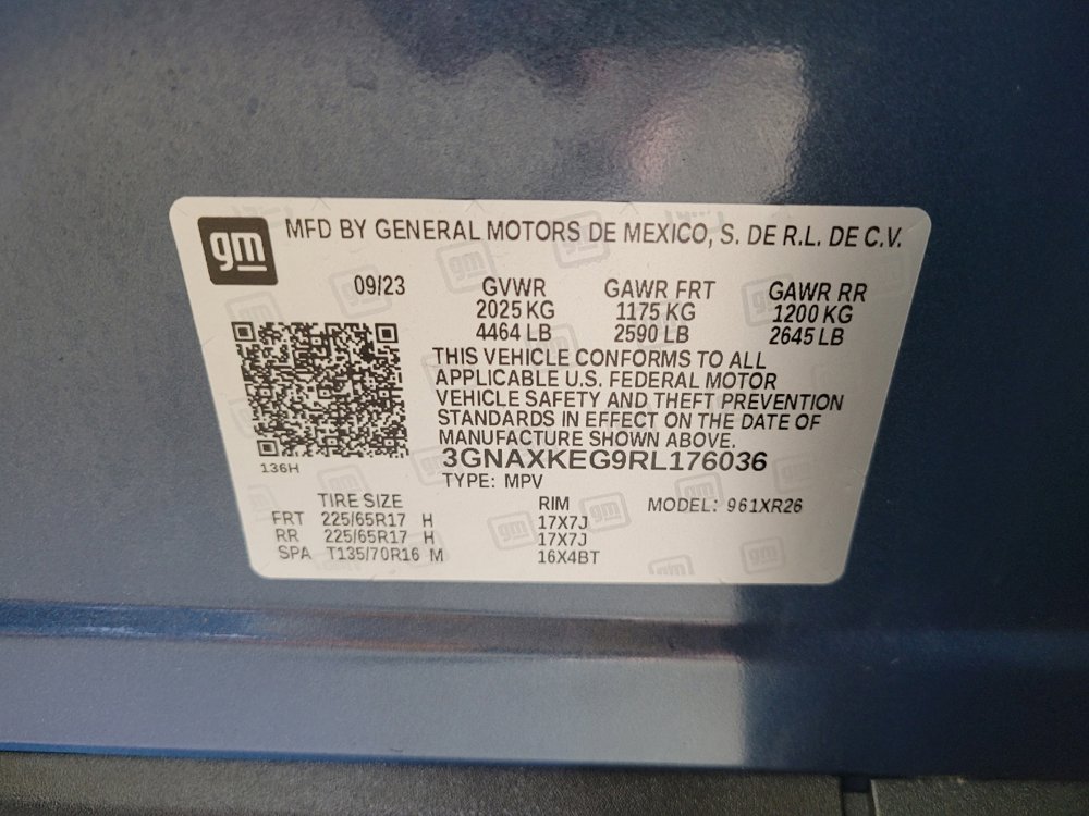 Used 2024 Chevrolet Equinox LT w/ LPO, Floor Liner Package FWD image 33