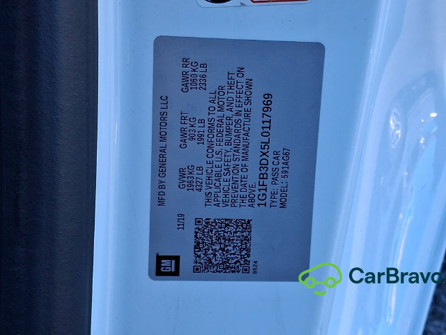 Certified 2020 Chevrolet Camaro LT RWD image 27