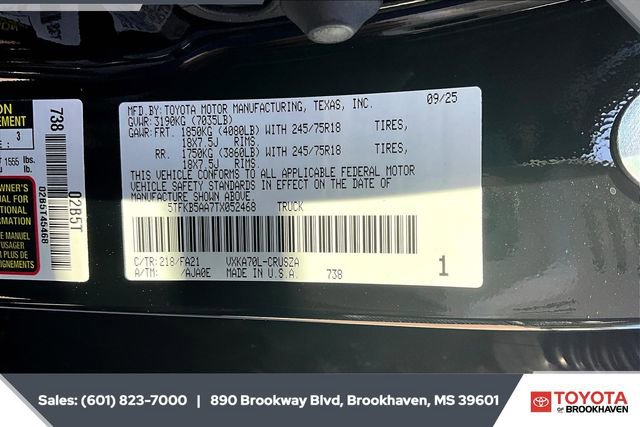 New 2026 Toyota Tundra SR image 7