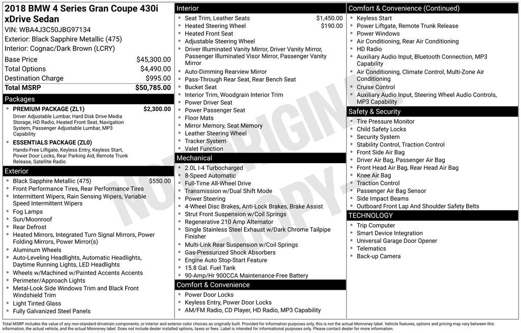 Used 2018 BMW 430i Gran Coupe xDrive image 3