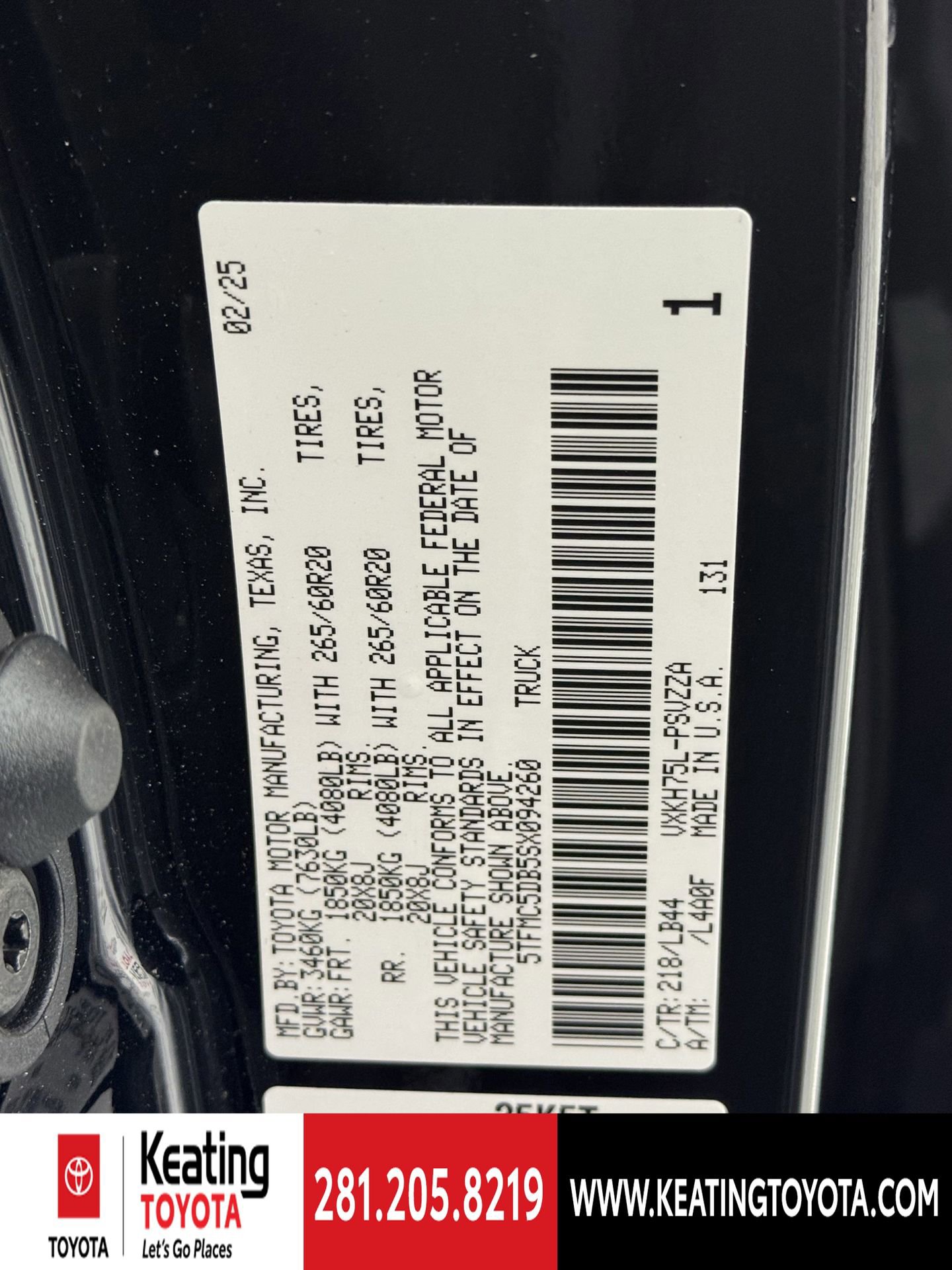 New 2025 Toyota Tundra 1794 Edition image 22