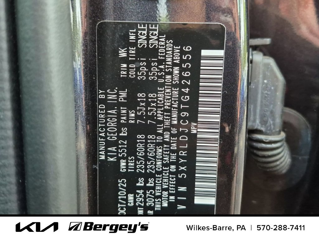 Certified 2026 Kia Sorento S w/ S Panoramic Sunroof Package AWD/4WD image 40