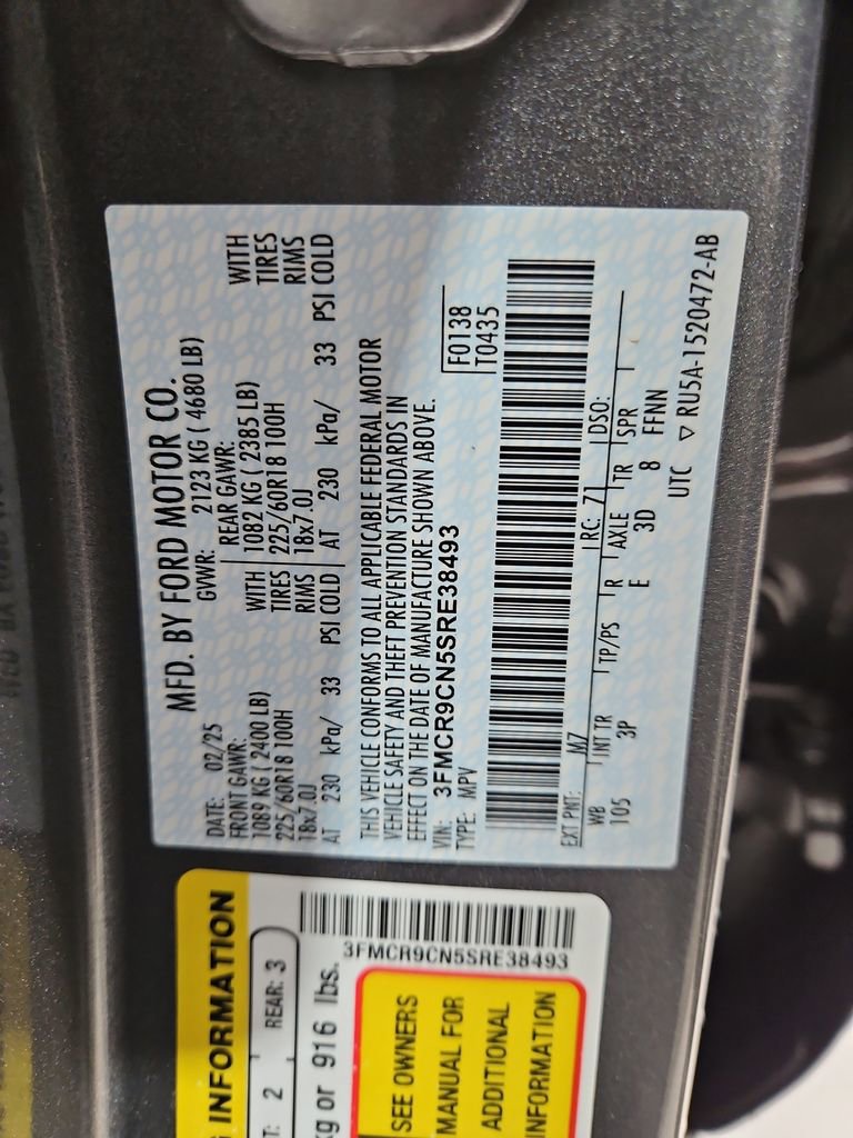 Used 2025 Ford Bronco Sport Outer Banks AWD/4WD image 29