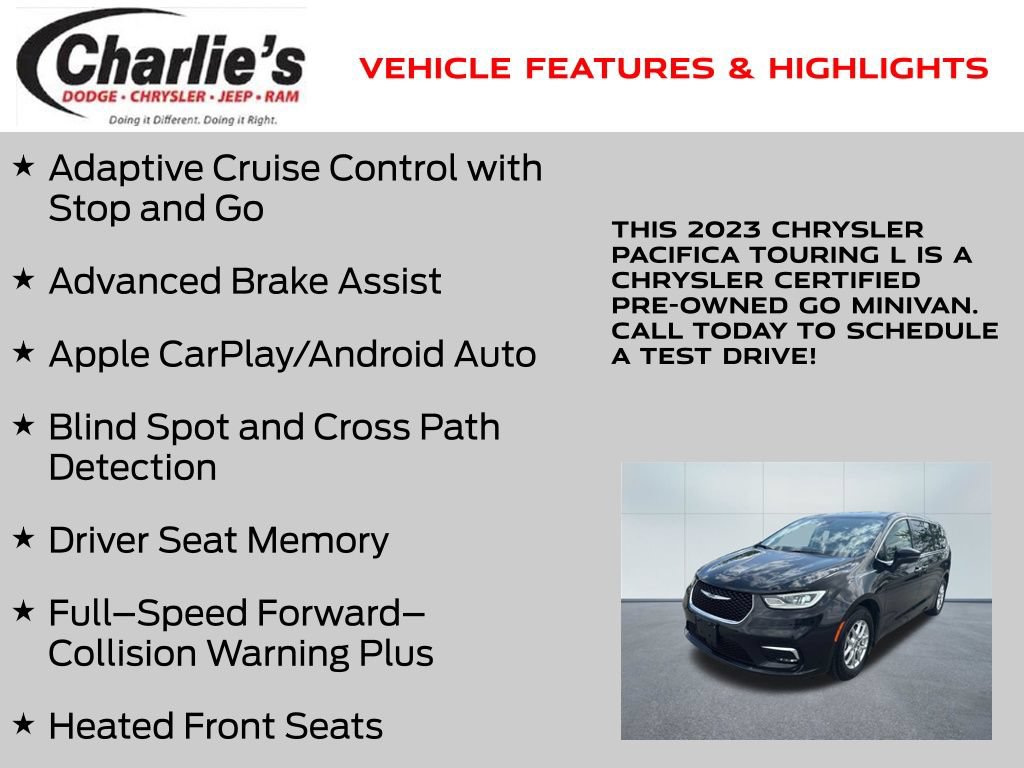 Certified 2023 Chrysler Pacifica Touring-L FWD image 7