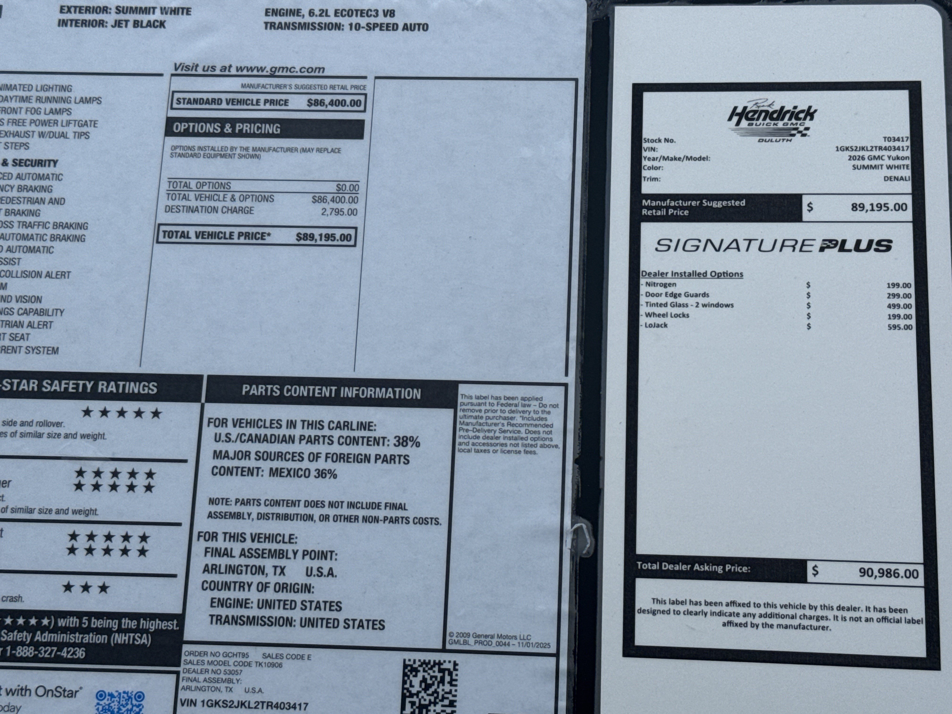 New 2026 GMC Yukon XL Denali AWD/4WD image 39
