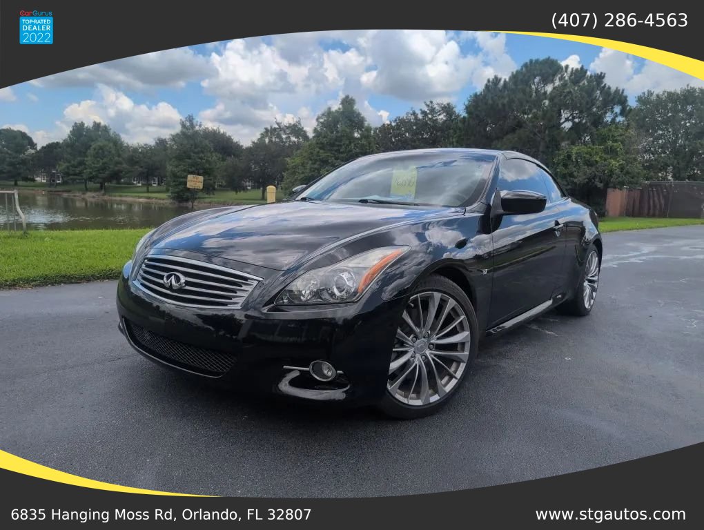 Used 2015 INFINITI Q60 Convertible w/ Premium Package RWD image 1