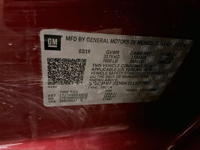 Used 2019 Chevrolet Silverado 1500 LT Trail Boss AWD/4WD image 34