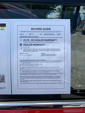 Used 2019 Hyundai Santa Fe Limited w/ Cargo Package FWD image 28
