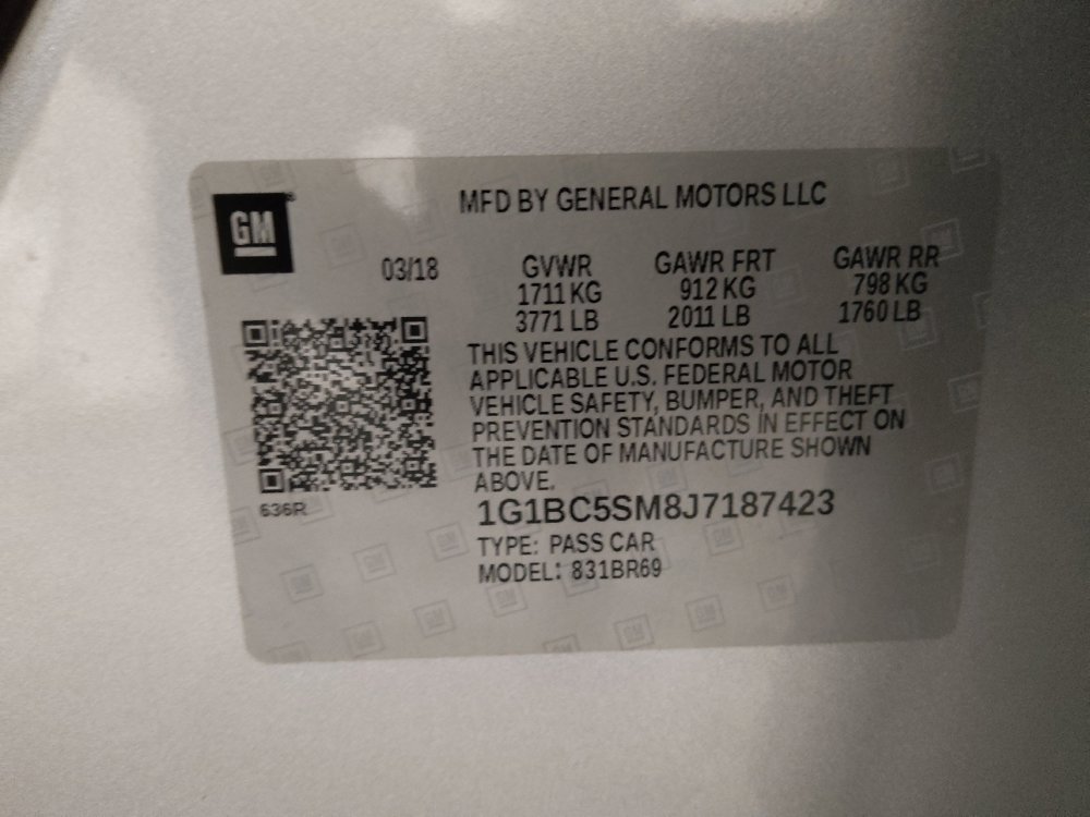 Used 2018 Chevrolet Cruze LS FWD image 33