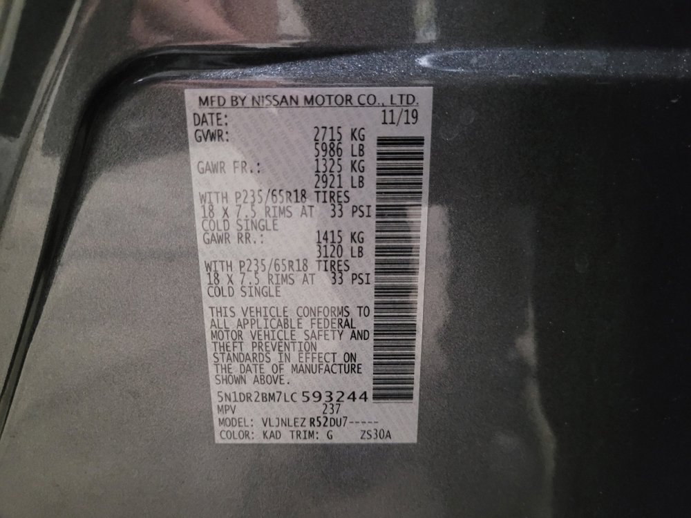 Used 2020 Nissan Pathfinder SV image 33