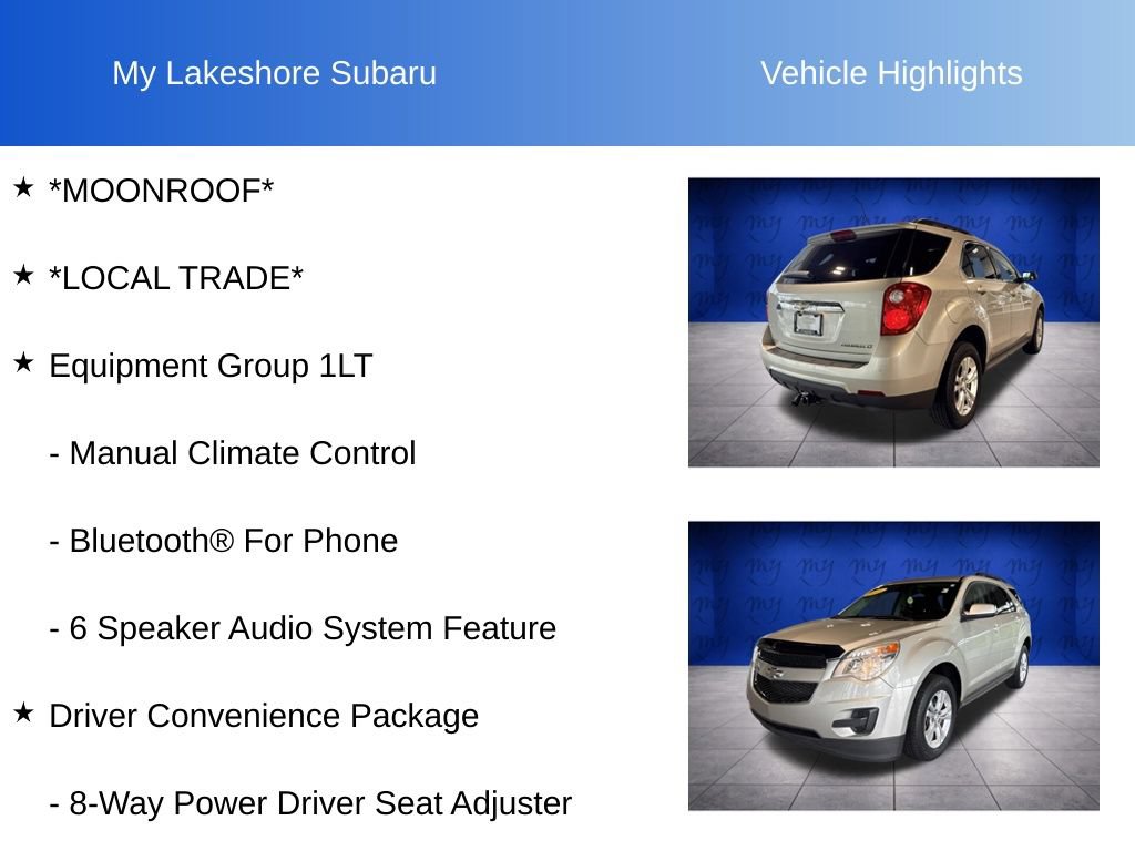 Used 2015 Chevrolet Equinox LT w/ Driver Convenience Package FWD image 9
