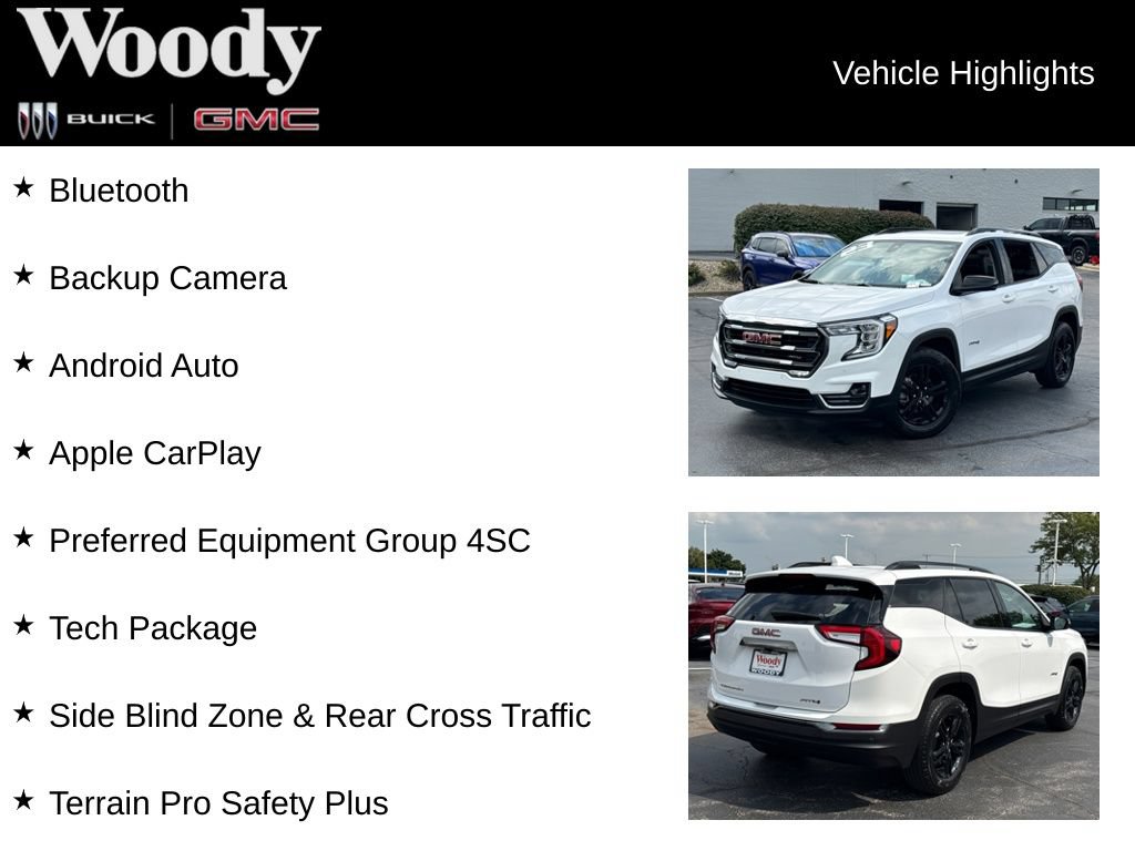 Used 2023 GMC Terrain AT4 w/ Infotainment Package II AWD/4WD image 3