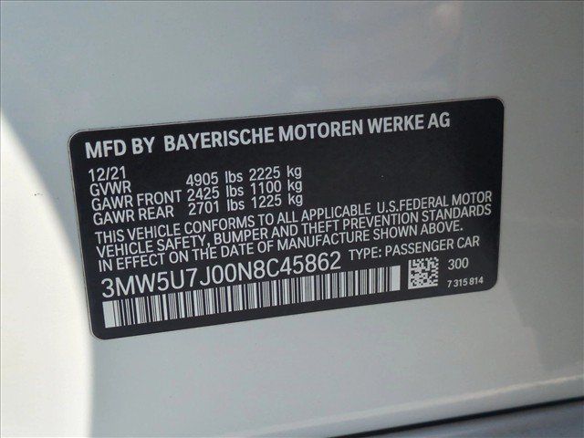 Used 2022 BMW M340i w/ Premium Package RWD image 26