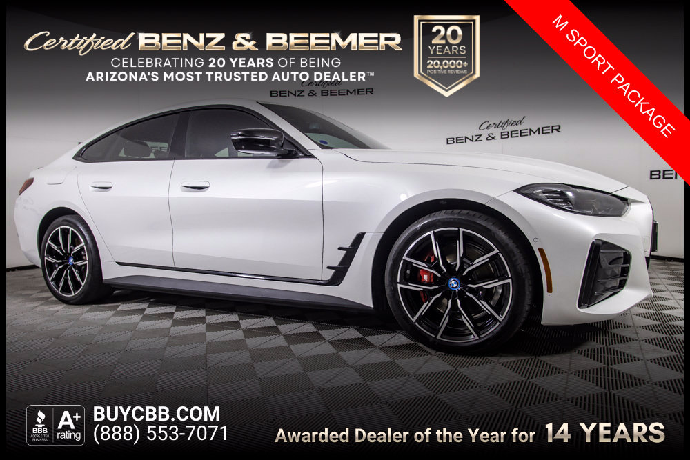 Used 2024 BMW i4 eDrive40 w/ M Sport Package RWD image 1