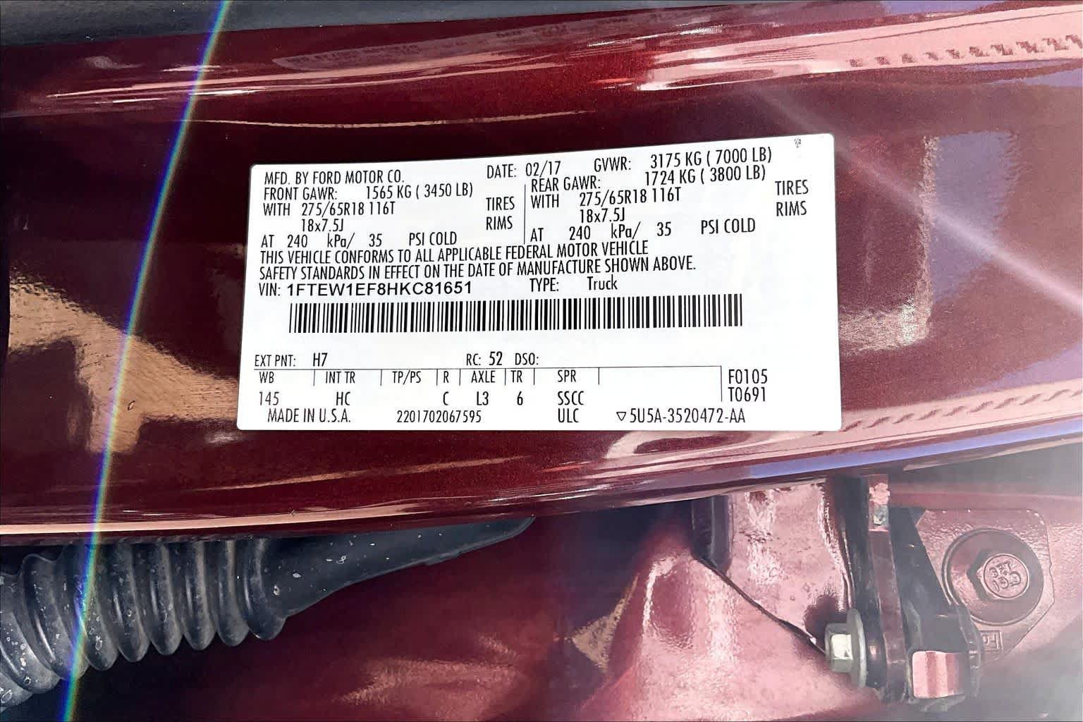 Used 2017 Ford F150 Lariat AWD/4WD image 37