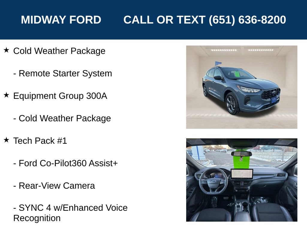 Used 2024 Ford Escape ST-Line w/ Tech Pack #1 image 12