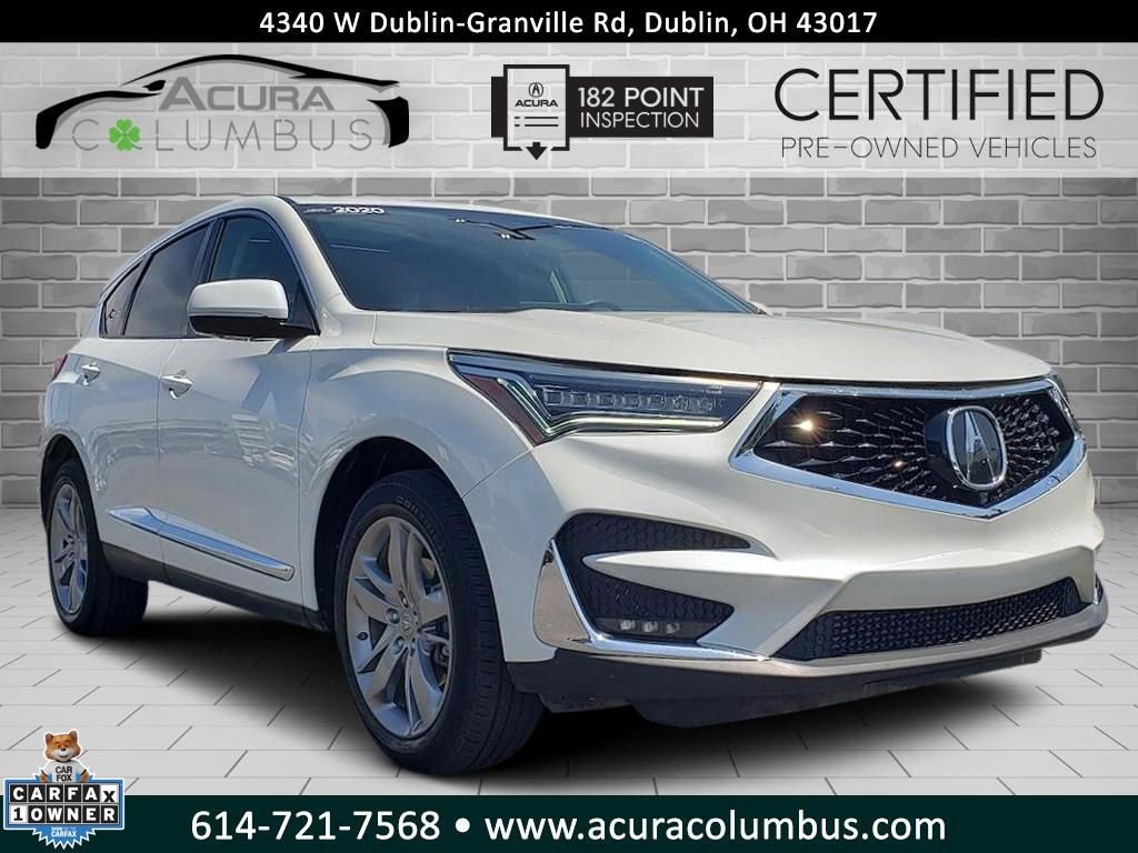 Certified 2020 Acura RDX AWD w/ Advance Package