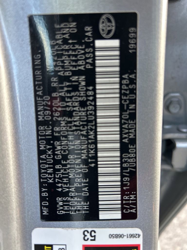 Used 2020 Toyota Camry XSE image 44