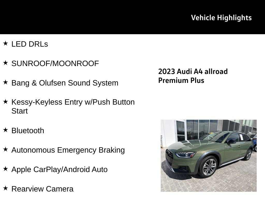 Used 2023 Audi A4 2.0T allroad Premium Plus w/ Premium Plus Package image 26