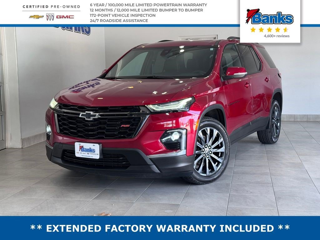 Certified 2023 Chevrolet Traverse RS