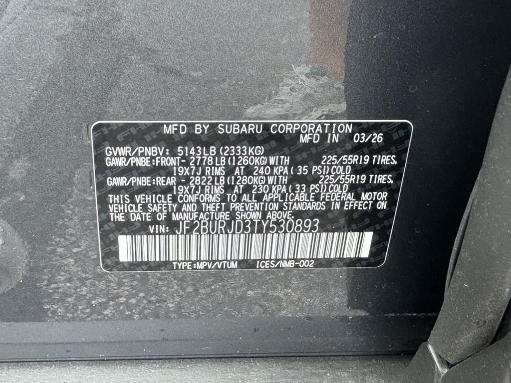 New 2026 Subaru Outback Touring XT AWD/4WD image 25