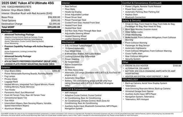 Used 2025 GMC Yukon AT4 Ultimate image 10