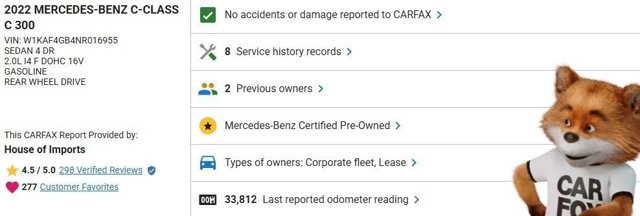 Certified 2022 Mercedes-Benz C 300 Sedan image 3