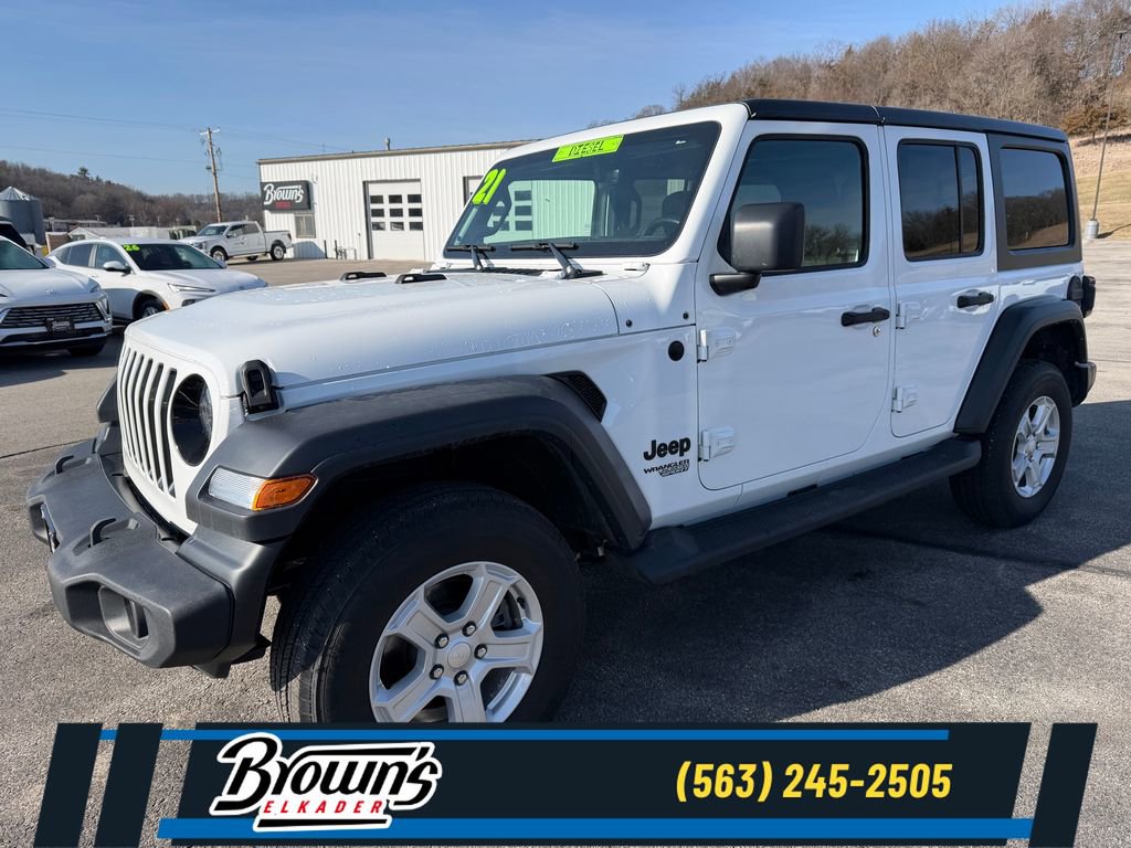 Used 2021 Jeep Wrangler Unlimited Sport AWD/4WD image 1