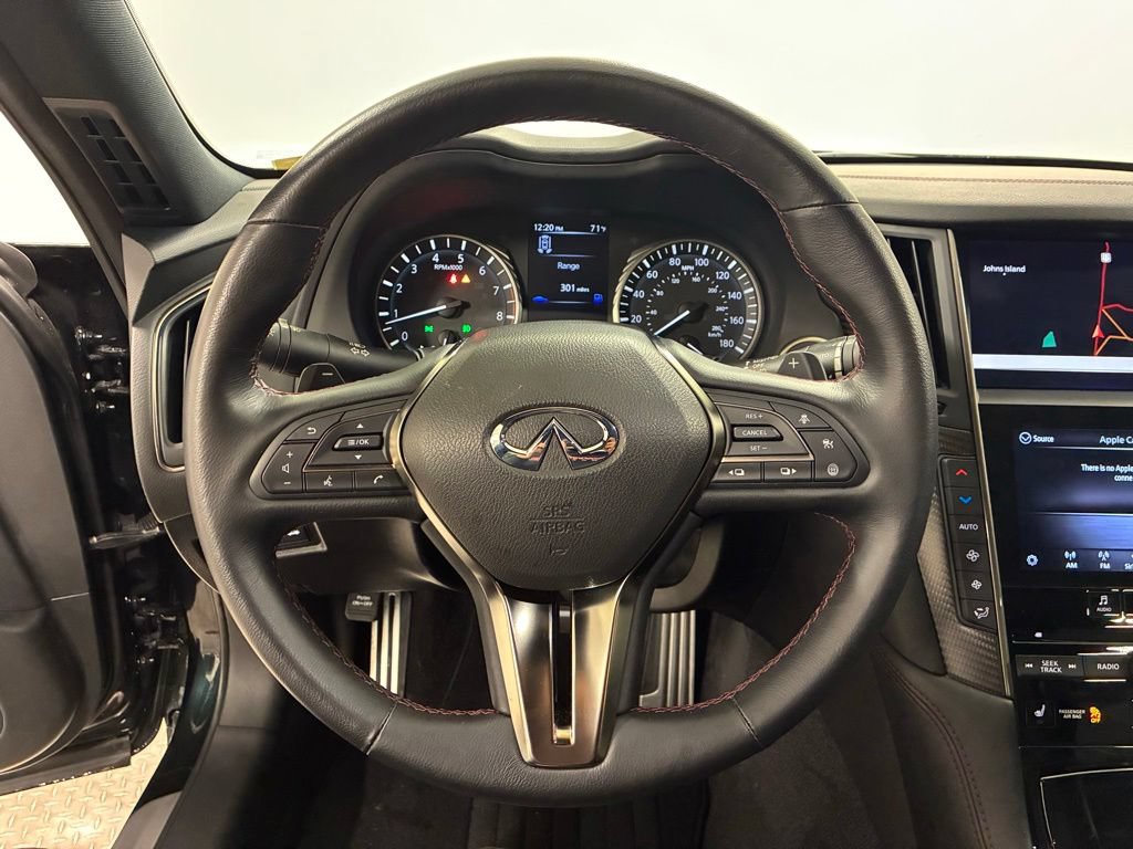 Used 2024 INFINITI Q50 Red Sport 400 w/ Black Opal Edition RWD image 24