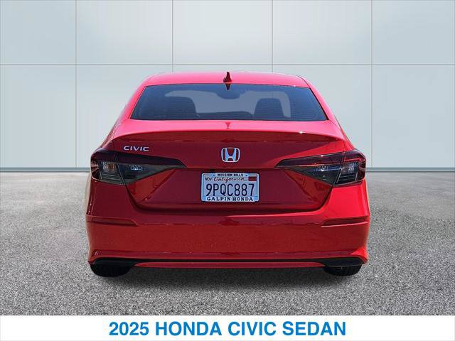 Certified 2025 Honda Civic LX image 8