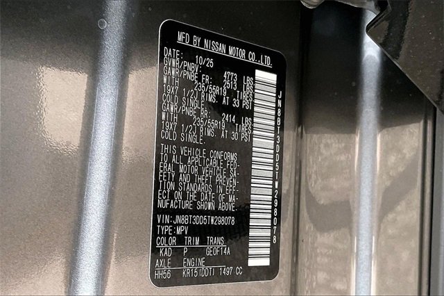 New 2026 Nissan Rogue Platinum w/ Platinum Premium Package image 8