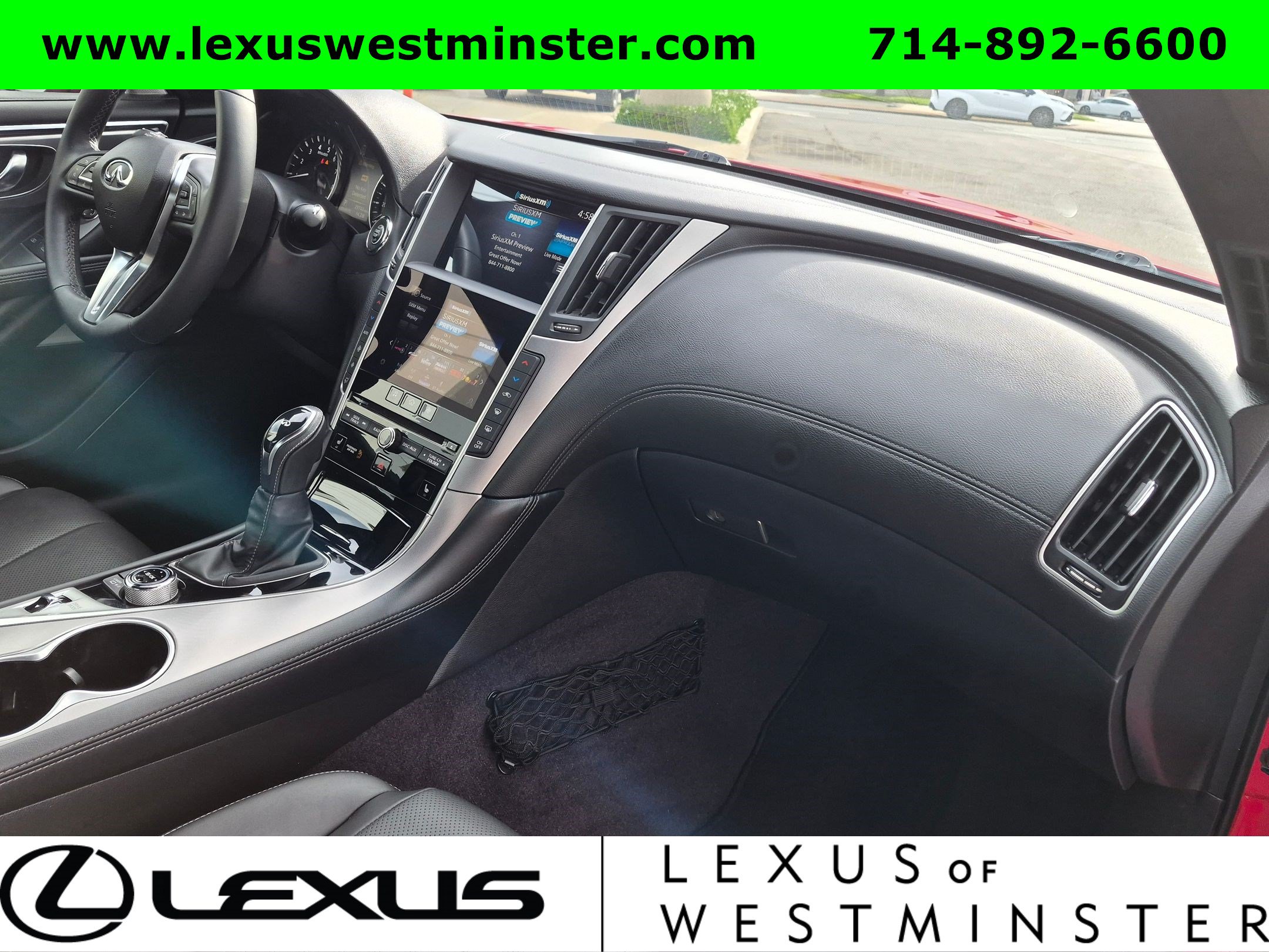 Used 2021 INFINITI Q60 3.0t Luxe w/ Cargo Package RWD image 6