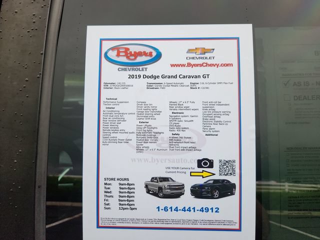 Used 2019 Dodge Grand Caravan GT FWD image 12