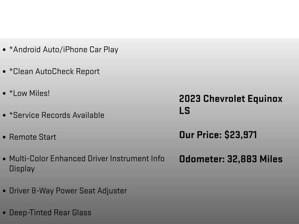 Used 2023 Chevrolet Equinox LS w/ LS Convenience Package AWD/4WD image 12