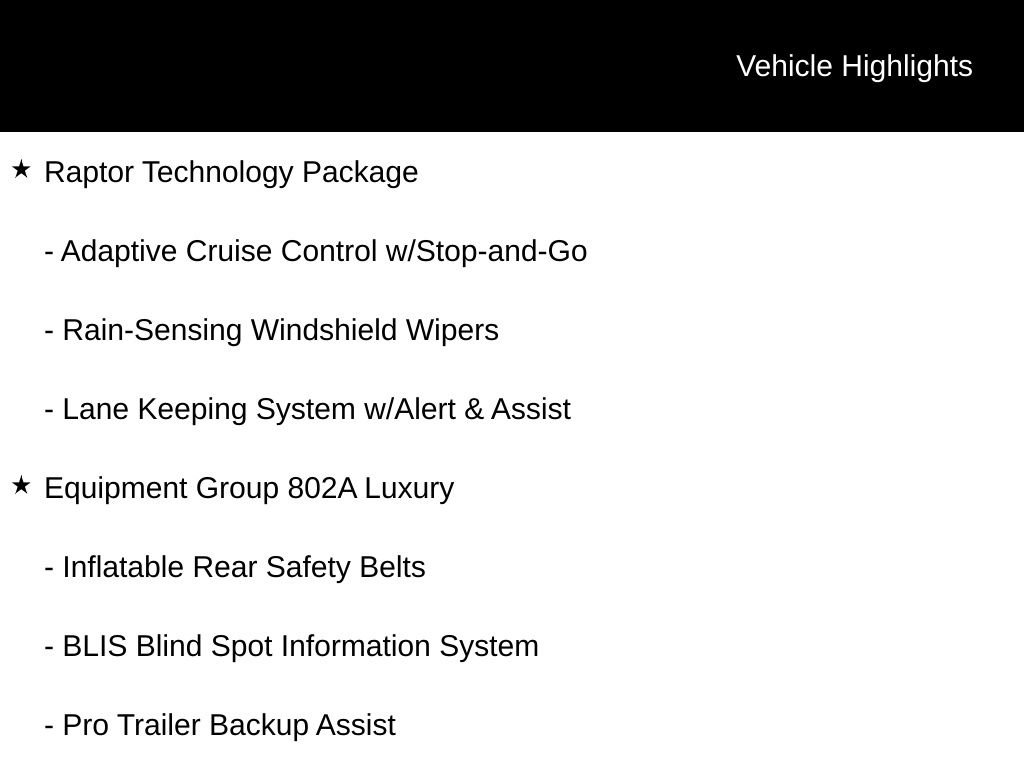 Used 2019 Ford F150 Raptor w/ Equipment Group 802A Luxury image 8