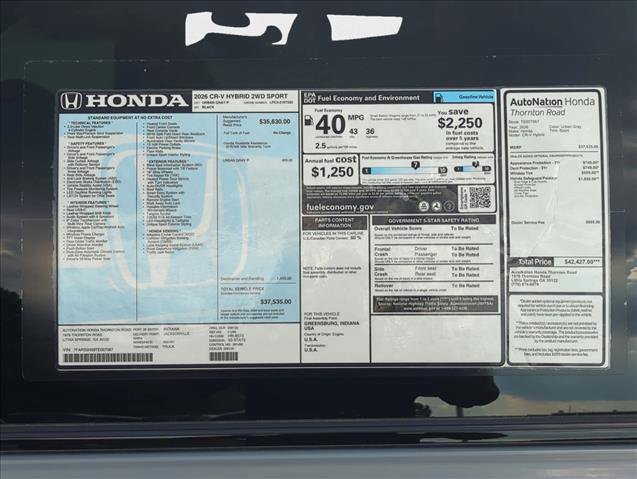 New 2026 Honda CR-V Sport image 21