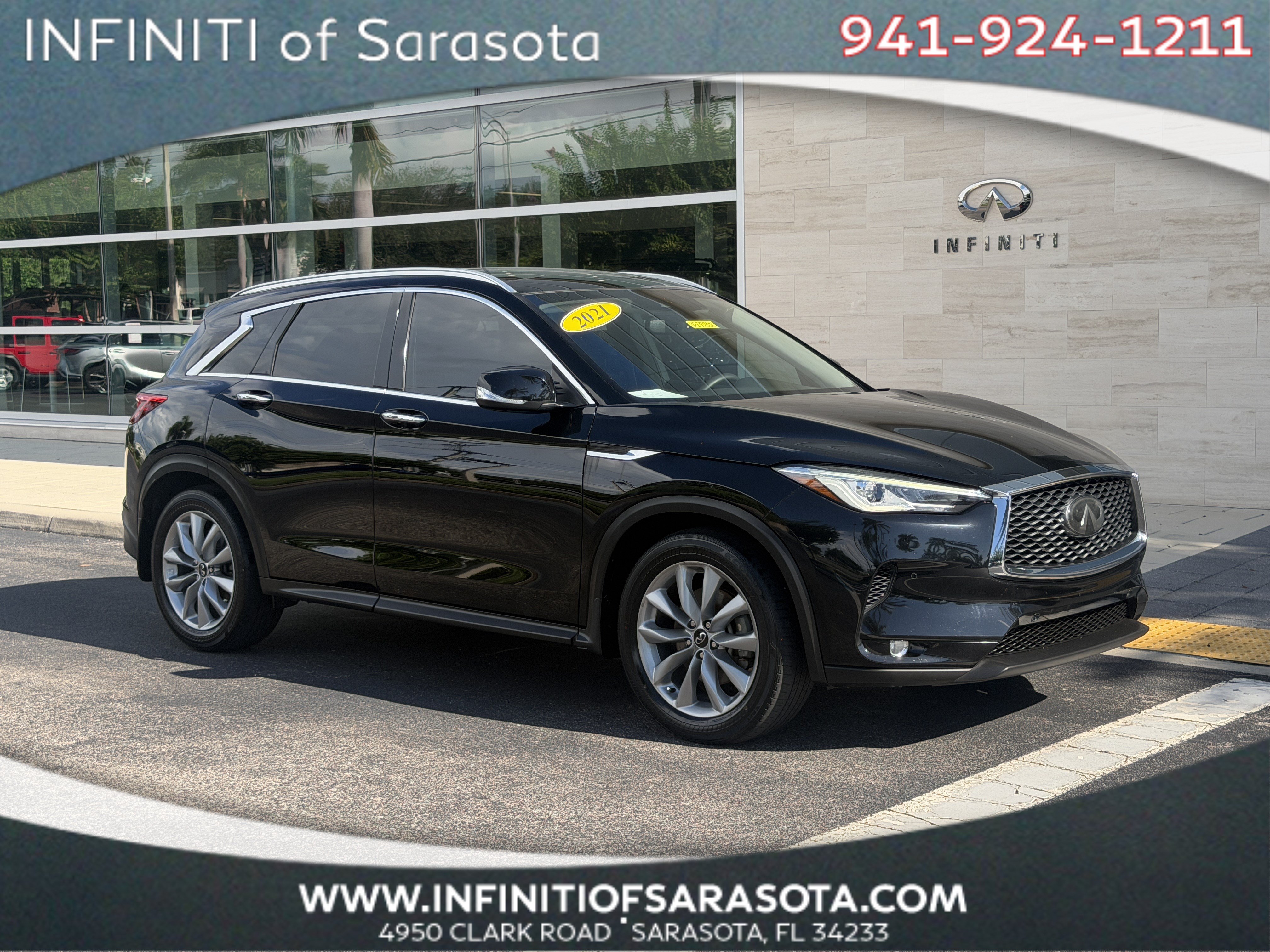 Certified 2021 INFINITI QX50 Essential FWD image 1