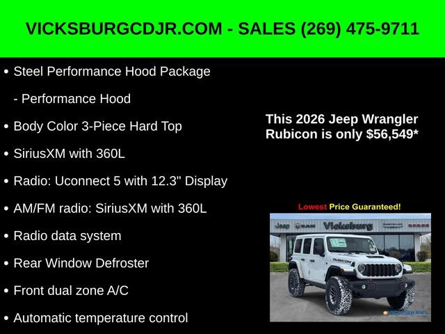 New 2026 Jeep Wrangler Unlimited Rubicon image 16