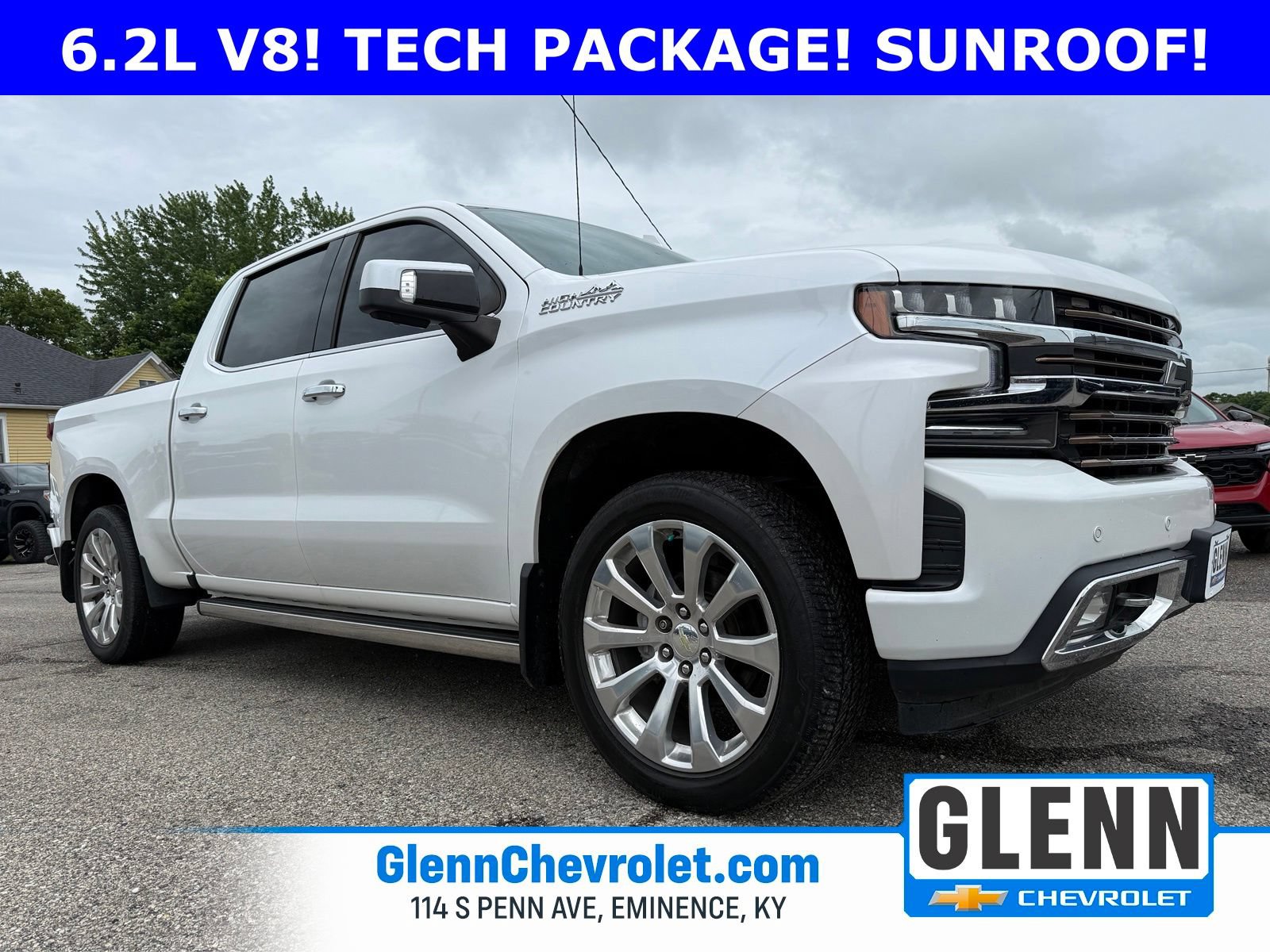 Used 2020 Chevrolet Silverado 1500 High Country w/ Technology Package AWD/4WD image 10