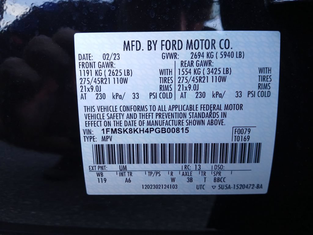 Used 2023 Ford Explorer ST-Line w/ Class IV Trailer Tow Package AWD/4WD image 31