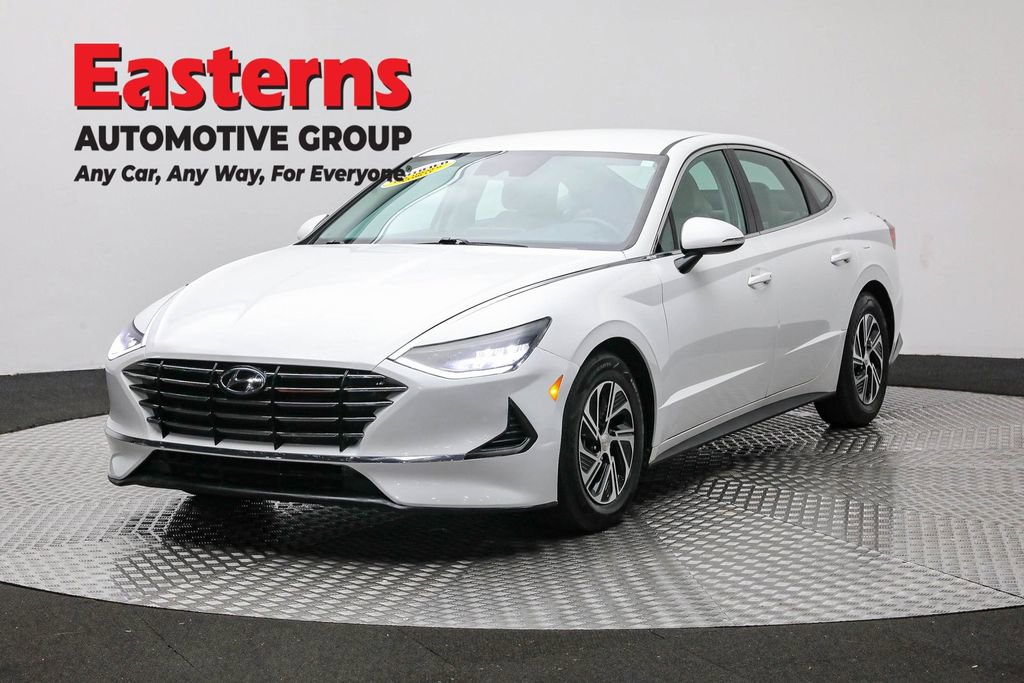 Used 2021 Hyundai Sonata Blue image 1
