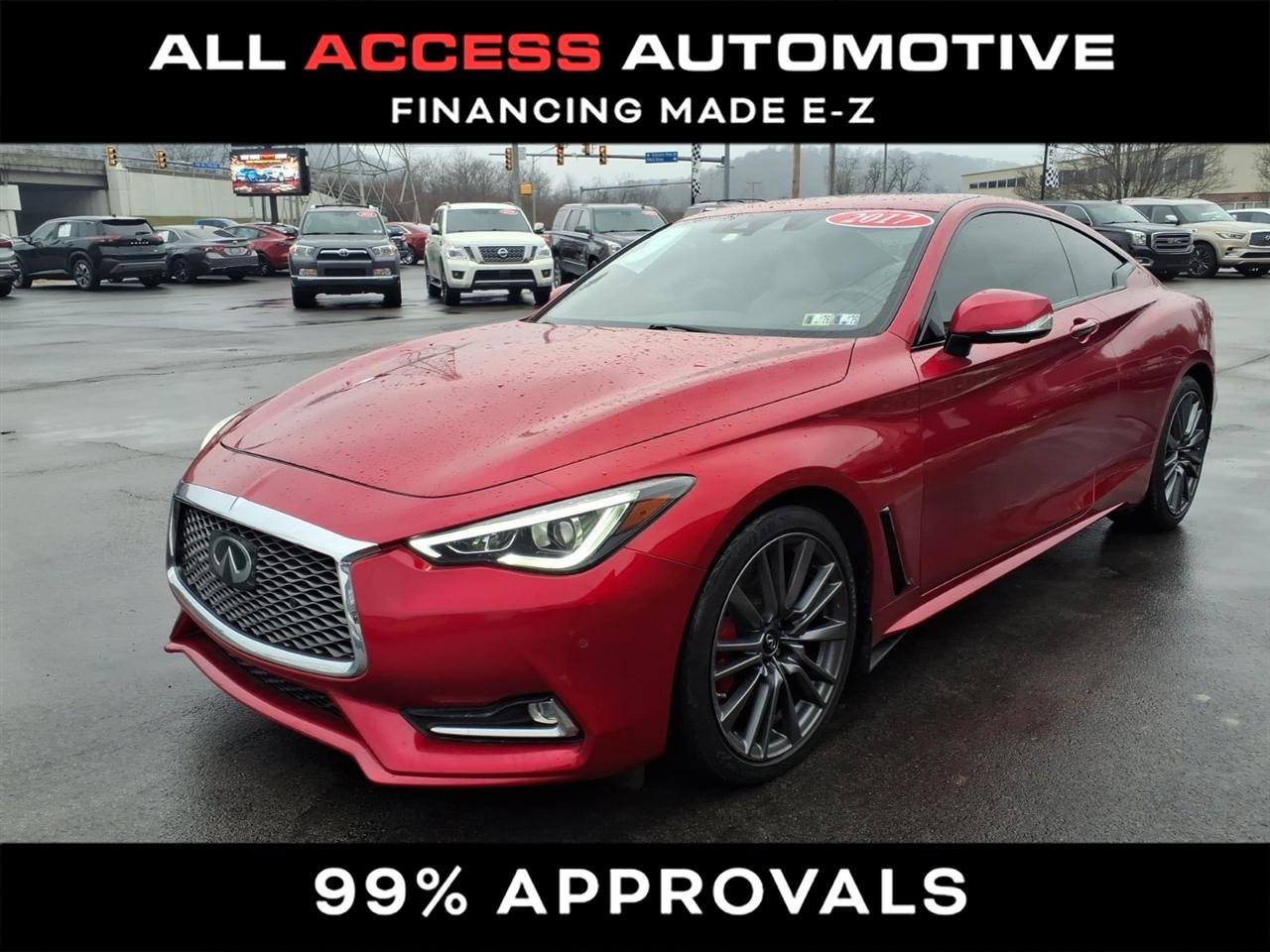 Used 2017 INFINITI Q60 Red Sport 400 image 3