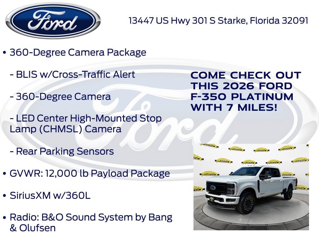 New 2026 Ford F350 Platinum image 20