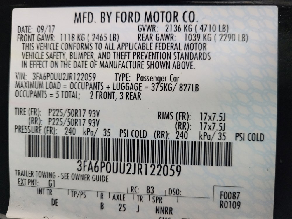 Used 2018 Ford Fusion S FWD image 33