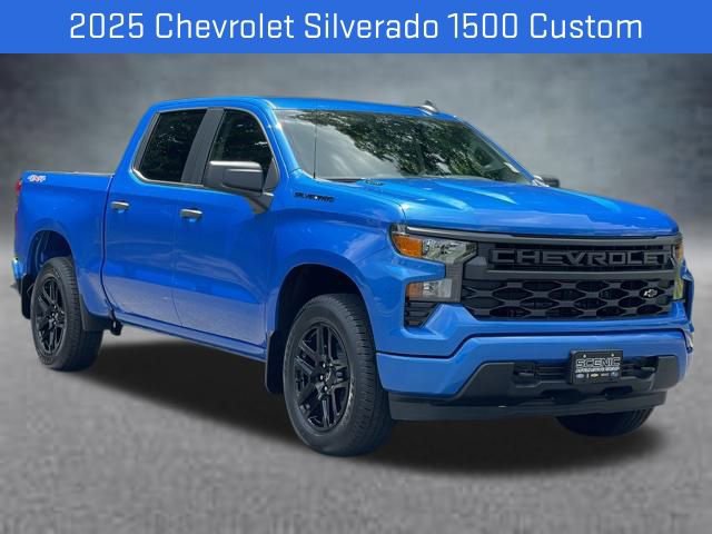 New 2025 Chevrolet Silverado 1500 Custom w/ LPO, Dark Essentials Package AWD/4WD image 1
