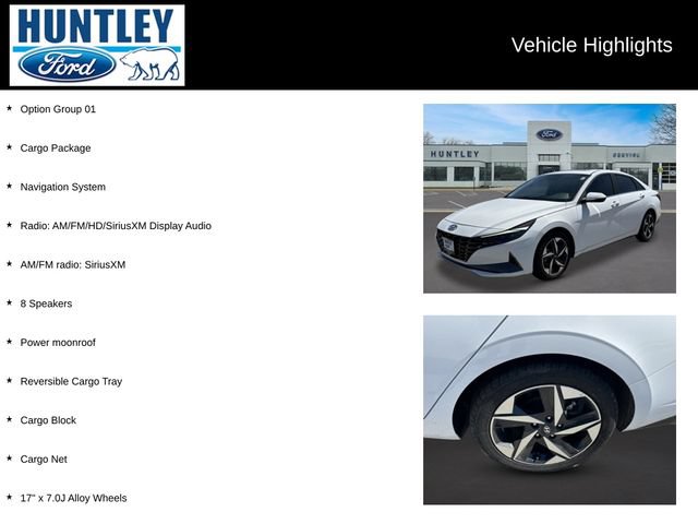 Used 2023 Hyundai Elantra Limited w/ Cargo Package FWD image 2