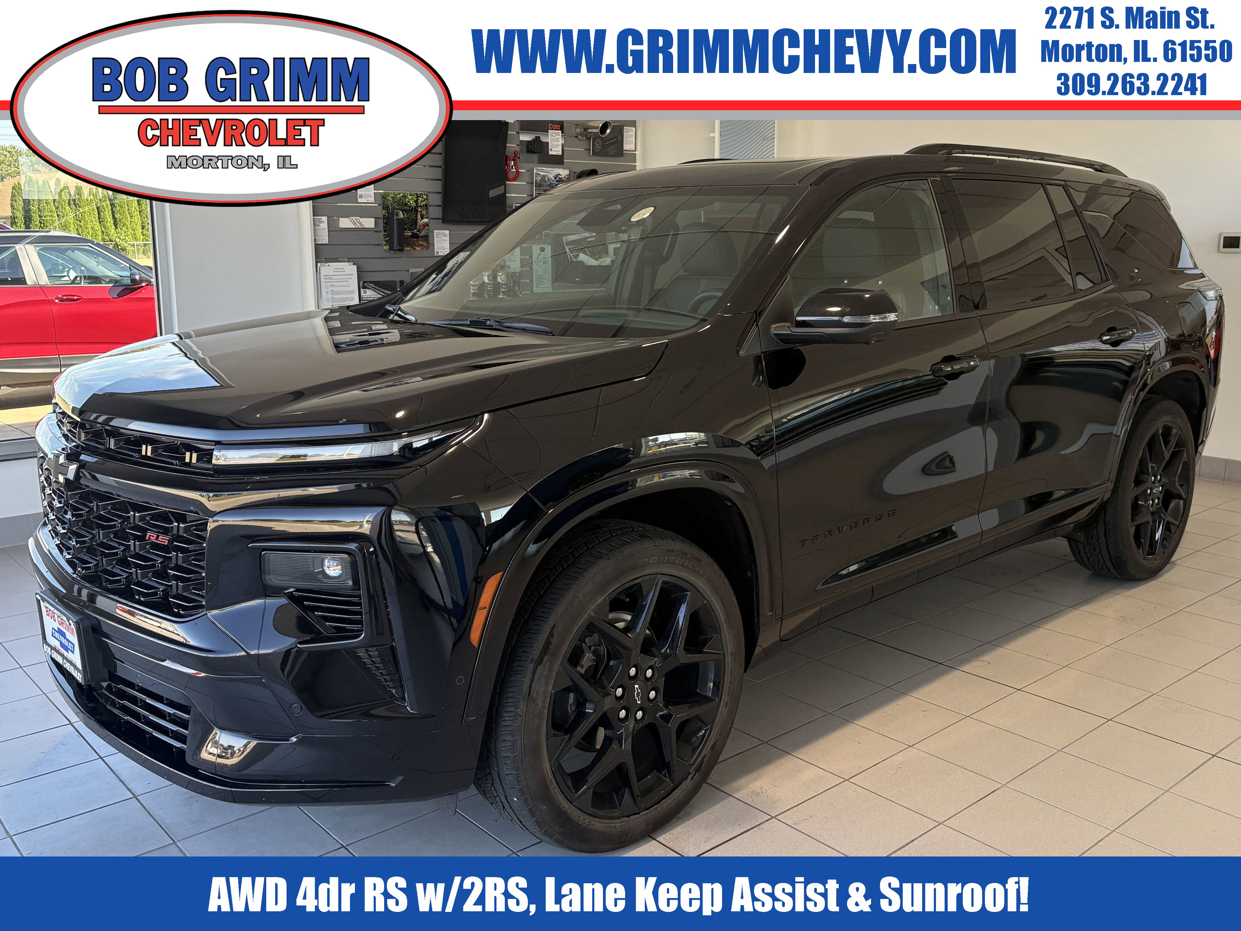 Used 2025 Chevrolet Traverse RS w/ LPO, Floor Liner Package